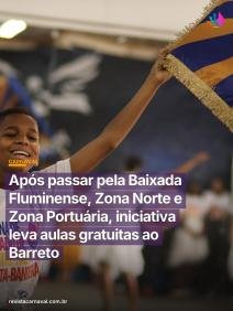 A arte de conduzir e proteger o pavilhão ganha novos horizontes com aulas gratuitas que fortalecem a nossa tradição.  O 