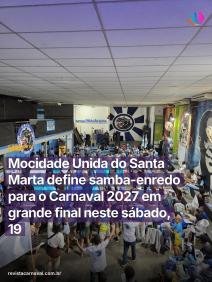 O morro do Santa Marta se prepara para coroar a trilha sonora que vai ditar o ritmo do seu sonho de vitória no próximo C