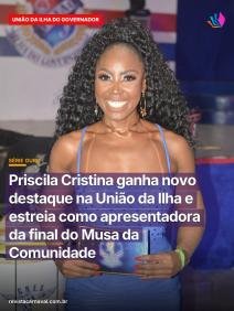 A voz da comunidade ganha ainda mais força e novos caminhos na União da Ilha do Governador. Cria da escola com mais de 1