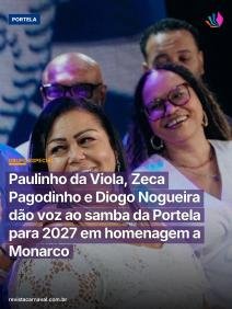 O templo sagrado do samba se uniu em uma só voz para eternizar a memória de um dos seus maiores baluartes.  A Portela re