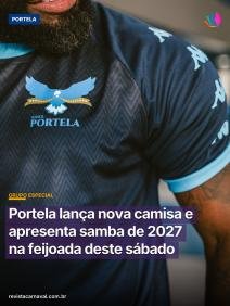 O manto sagrado da maior campeã do carnaval ganha uma nova roupagem dourada para celebrar sua história de glórias.   Nes
