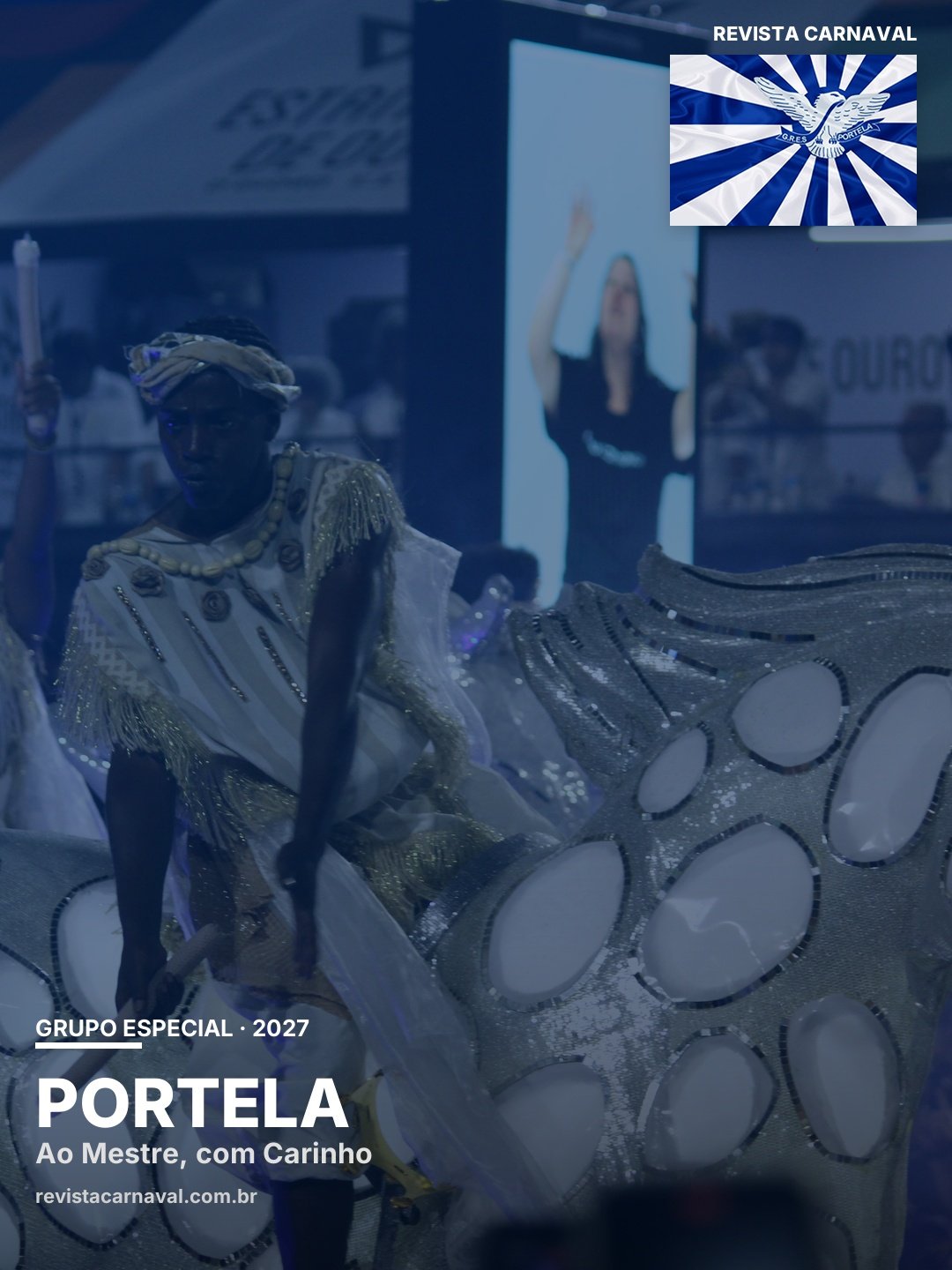 O templo do samba estende seu tapete azul e branco na Zona Sul para celebrar as nossas maiores vozes.  Neste sábado, dia