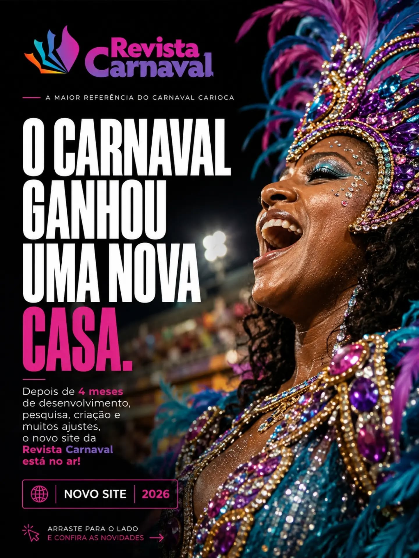 Post do Instagram @revistacarnaval