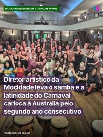 A força da verde e branca rompe fronteiras e leva a essência do nosso Carnaval para o outro lado do planeta.  Durante du