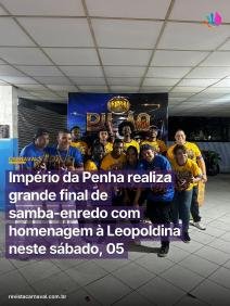 O solo sagrado da Leopoldina se prepara para coroar a trilha sonora que vai conduzir o Império da Penha rumo ao Carnaval