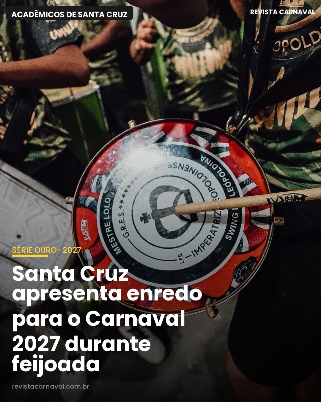 A força das Agojiê ilumina o caminho da Santa Cruz para 2027. A Acadêmicos de Santa Cruz lançou neste sábado, durante su