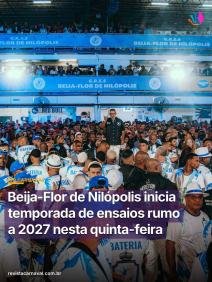 O coração de Nilópolis volta a bater mais forte no ritmo do Carnaval 2027.  A Beija-Flor de Nilópolis abre as portas de 