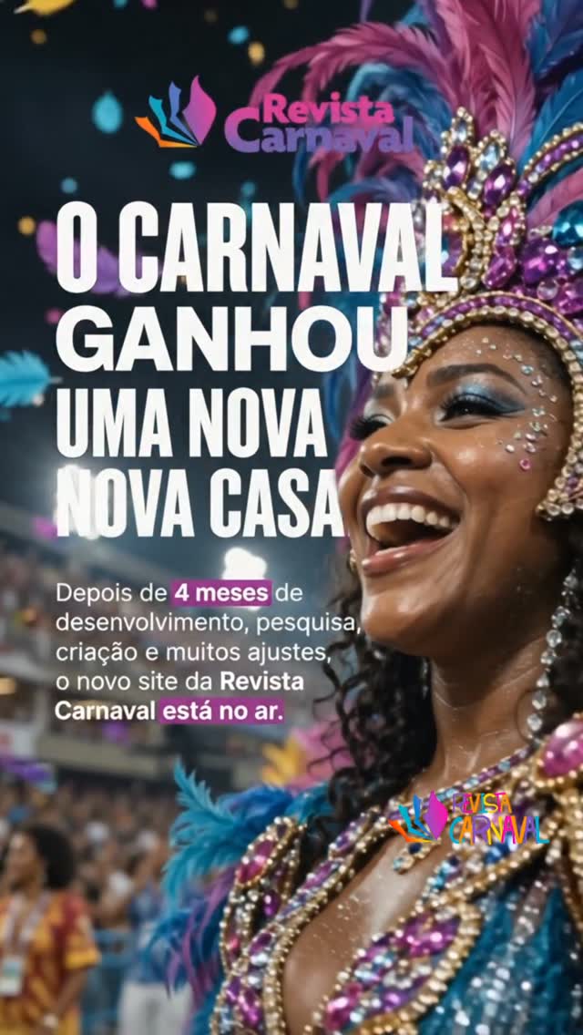 🚨 ESTÁ NO AR!  Foram 4 meses de desenvolvimento para colocar uma nova ideia na avenida.  Um novo site. Uma nova experiên