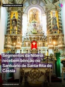 A fé e o samba caminharam de mãos dadas no Centro do Rio para abençoar a jornada rumo ao próximo desfile.  Os segmentos 