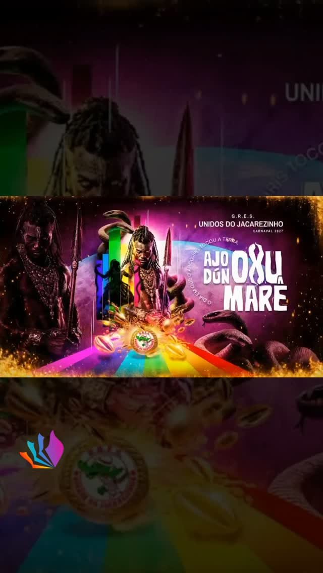 Unidos do Jacarezinho aposta em Oxumarê para 2027 🌈🐍  Depois de um carnaval marcado por dificuldades, o Unidos do Jacare