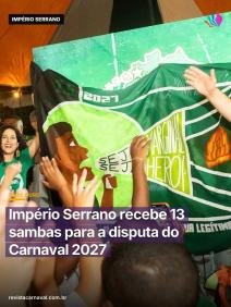 O Reizinho de Madureira já tem a trilha sonora de sua revolução desenhada na mesa de som. O Império Serrano recebeu trez