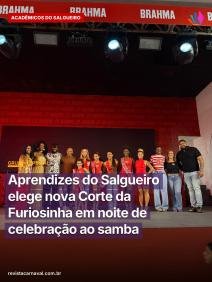 O futuro do samba salgueirense ganhou novas representantes em uma noite de pura emoção e quadra cheia na Silva Teles.  A