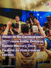O samba-enredo ganha a dimensão máxima da MPB em uma obra que promete entrar para a história da folia carioca.  Com lanç