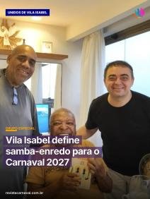 A caneta do mestre Martinho da Vila dita o ritmo da azul e branca rumo ao próximo desfile na Sapucaí. Após avaliar uma p