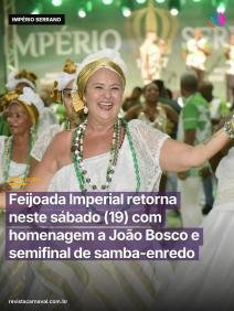 O Reizinho de Madureira prepara uma tarde histórica que une a celebração de uma lenda da MPB com a reta final da escolha