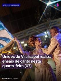 A engrenagem do Carnaval 2027 começa a girar com toda força na quadra da Unidos de Vila Isabel.  Nesta quarta-feira, dia