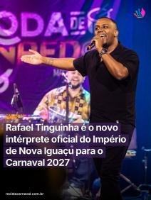 A voz do samba ganha um reforço de peso na Baixada Fluminense para a disputa do próximo ano.  O Império de Nova Iguaçu c