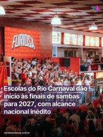 O coração das quadras cariocas agora bate em tempo real para o Brasil inteiro.  A temporada de decisões começou e, em ap