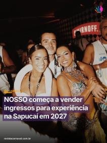 O templo do samba já começa a desenhar o cenário de luxo e celebração para o espetáculo de 2027.  O camarote NOSSO deu a